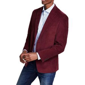 Michael Kors Kordell Corduroy Blazer Men's Size 38S Burgundy Classic Fit NWT